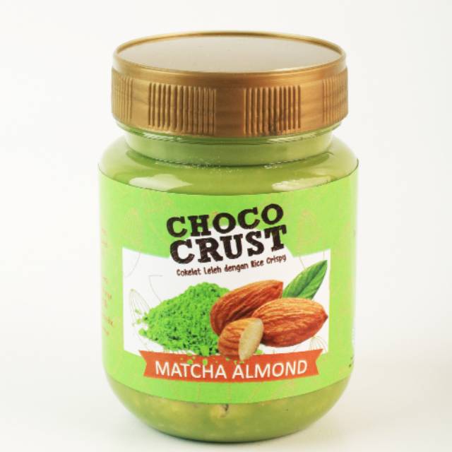 

Choco crust matcha almond