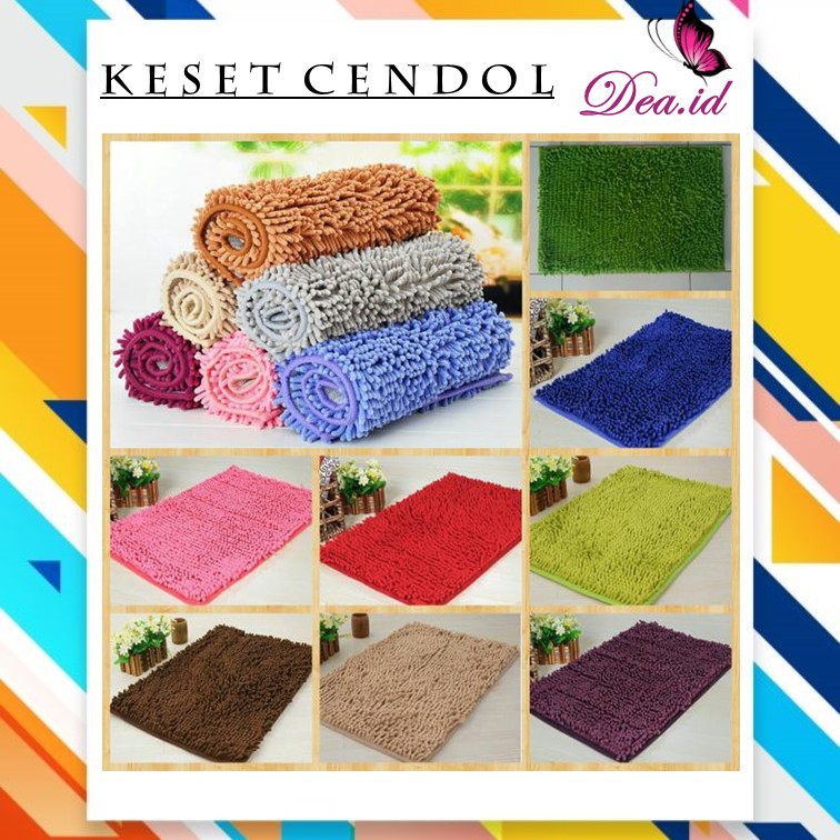 [DEASTORE] KESET CENDOL BAHAN MICROFIBER / MAT CHENILLE