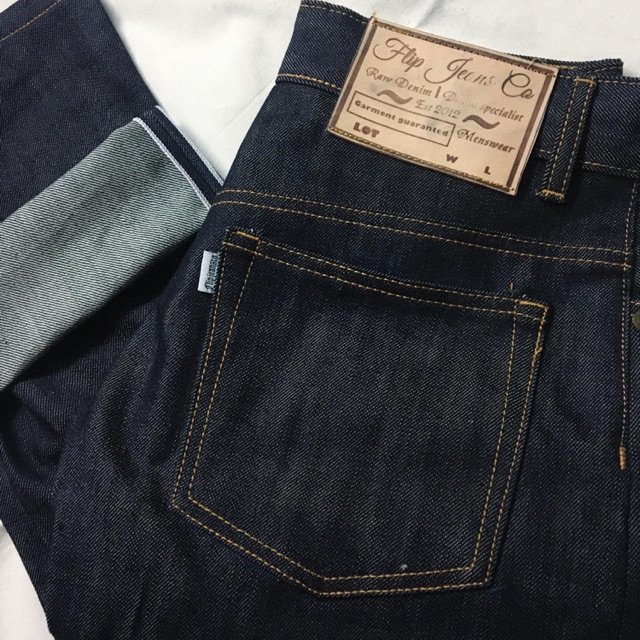 Selvedge 14 oz dark indigo