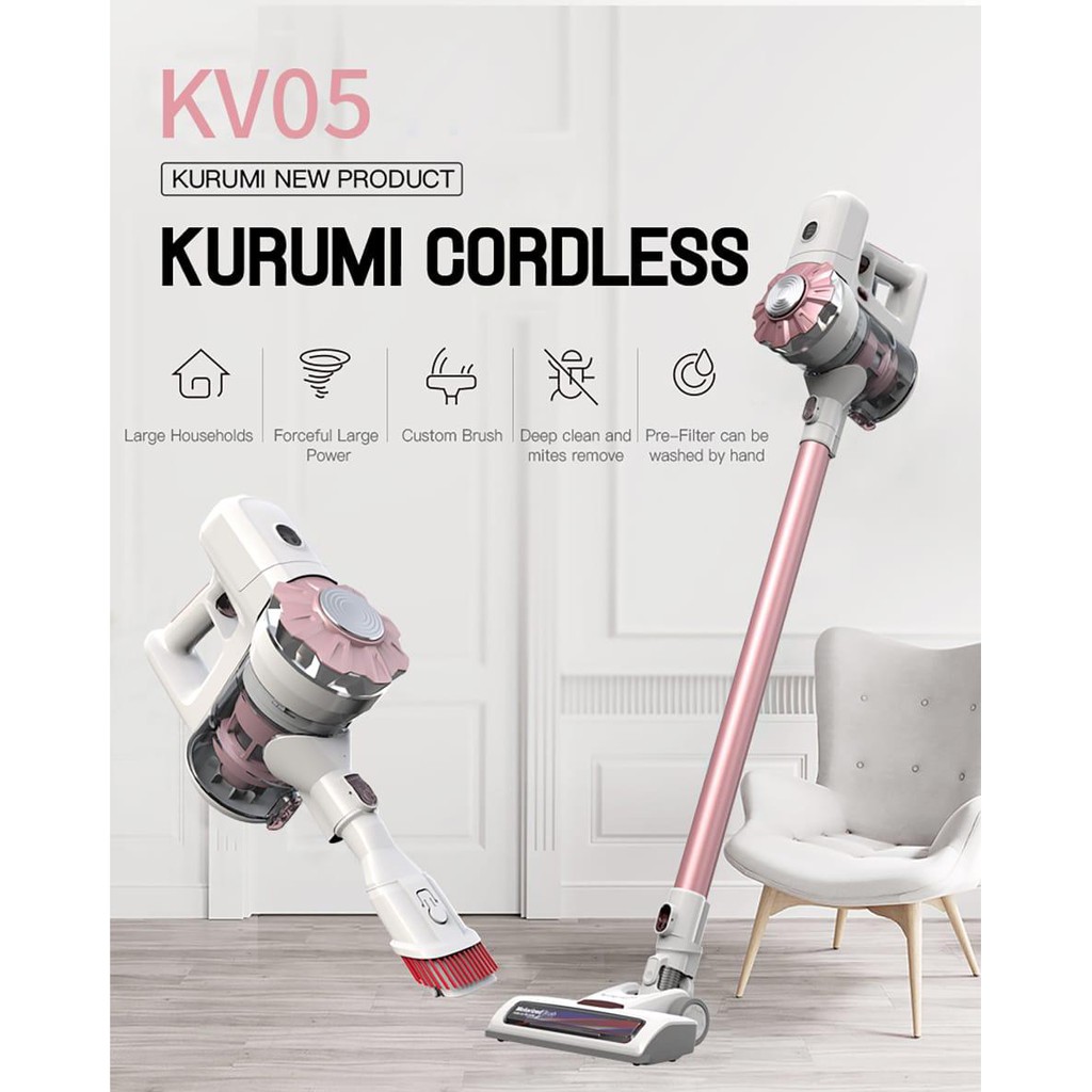 KURUMI KV-05 Cordless Stick Vacuum Cleaner