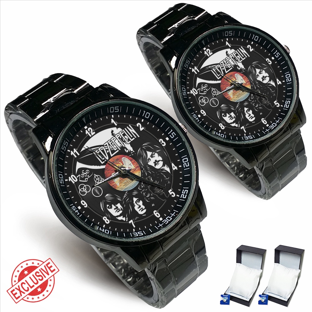 Jam Tangan Rantai Couple LED ZEPPELIN BAND - 1 (Awesome)