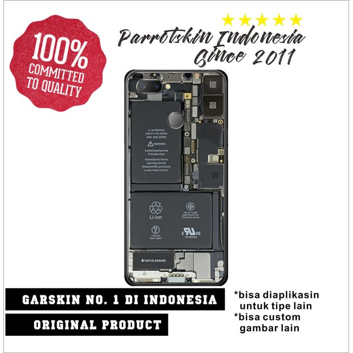 Garskin skin Realme U1 Iphone mainboard Edition Free custom