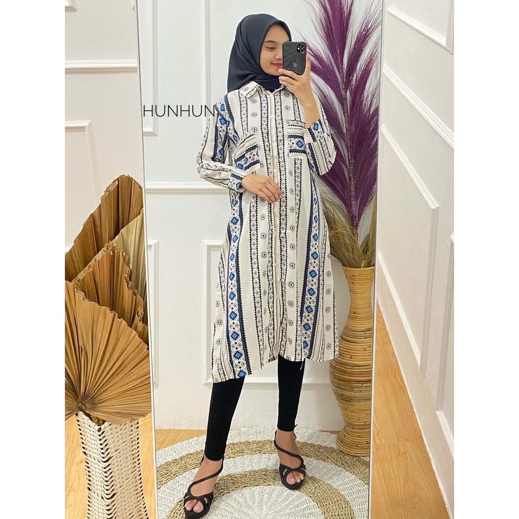 Luxury Tunik  Tunik Rayon Kekinian Hits Selebgram -- KHS