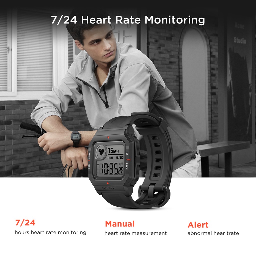 Amazfit Neo Smart Watch Smartwatch 5ATM Tracking 28 Days Battery Life Watch Bluetooth-compatible Zepp For Android IOS Phone Jam Tangan Pintar-4