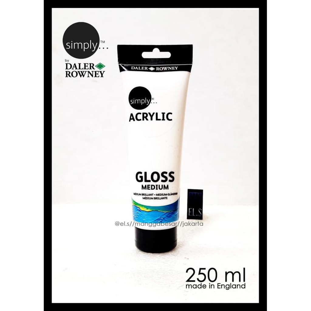 

Daler Rowney Simply Acrylic Gloss Medium 250 Ml Termurah