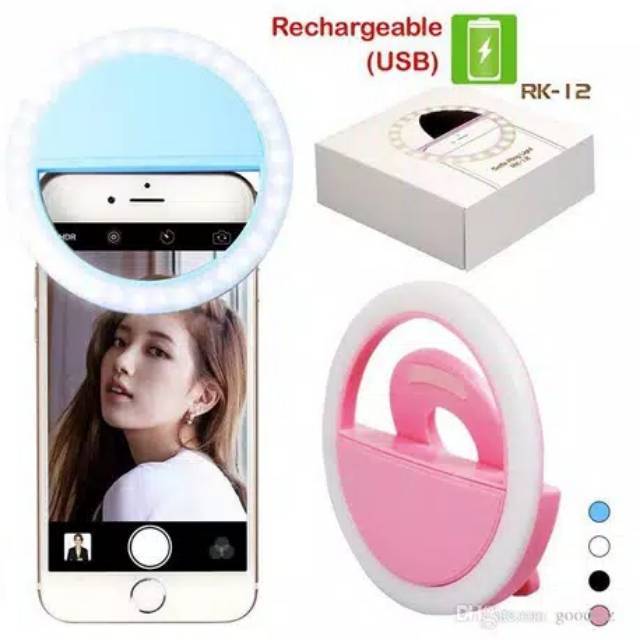 Medan Termurah lampu selfie ring light lampu unik bulat/lampu untuk selfie lampu darurat emergency lamp bulat