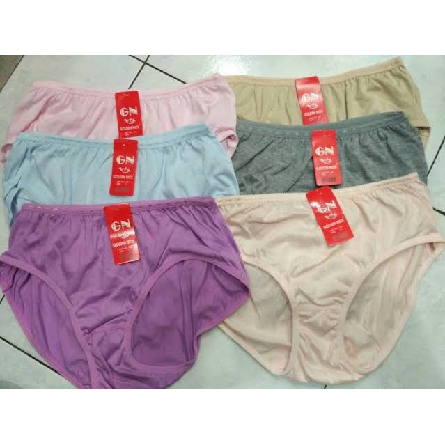 1 Lusin Celana Dalam Wanita Golden Nick Jumbo Size L XL XXL/3L / Cd Cewek Jumbo Lusinan