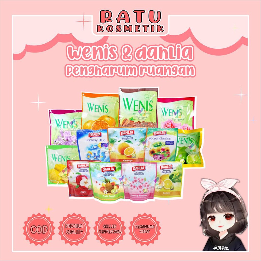 ❤ RATU ❤ Wenis | Dahlia | Stella | Glade Pengharum Ruangan | Pewangi Ruangan Wenis 50g | Dahlia 75g Air Freshener One For All