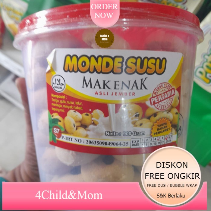 

Monde Susu Snack Cemilan Makanan Ringan 900gr