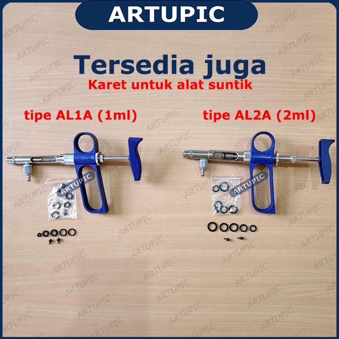 Karet Alat Suntik 2A Spareparts Syringe Ring Rubber untuk AL2A seperti Socorec 2 ml Artupic