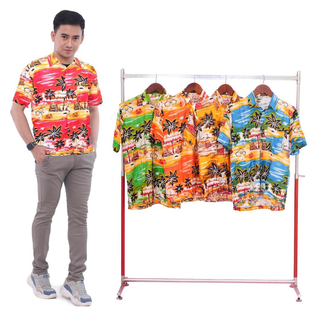 Baju Hawai ( Baju pantai pria )