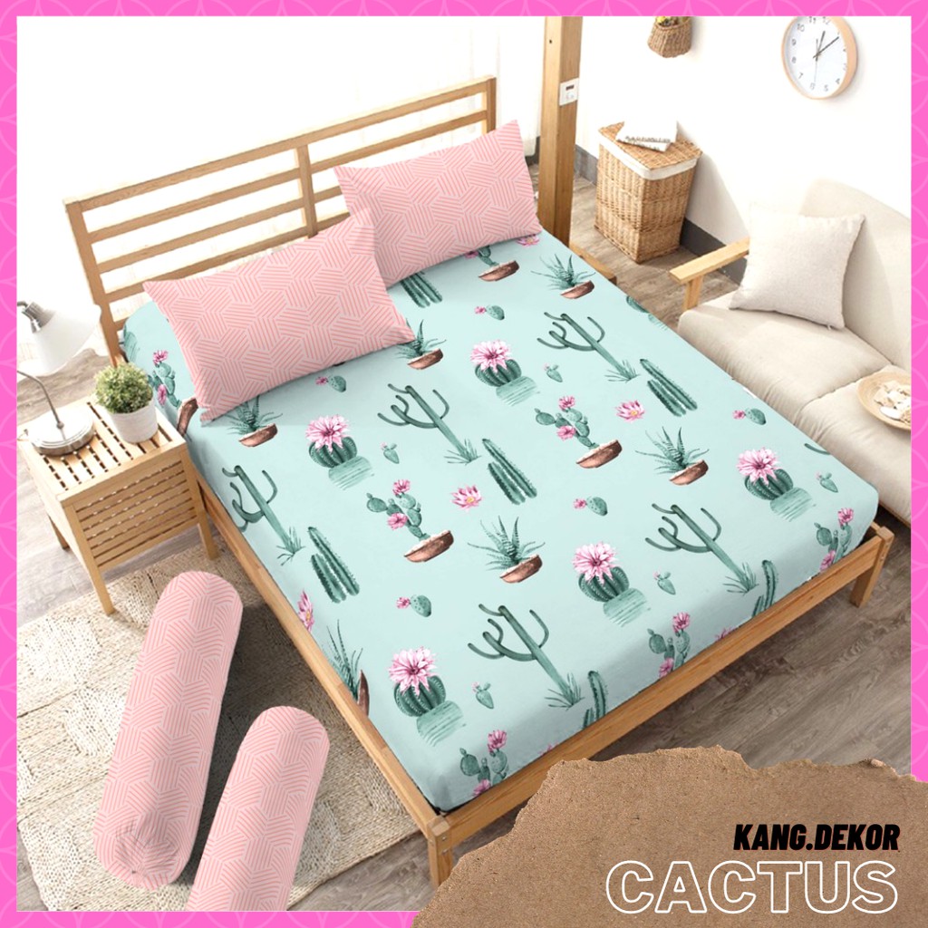 SPREI KINTAKUN DLUXE MOTIF CACTUS 180x200 160x200 120x200 MURAH MOTIF TERBARU SEPRAI D’LUXE SEPREI AESTHETIC D'LUXE D LUXE KINTAKUN SEPRAI CANTIK SEPRE DLUXE PROMO ANTI LUNTUR MOTIF PLUS SARUNG BANTAL SPREI DEWASA ALAS KASUR SPREI ADEM