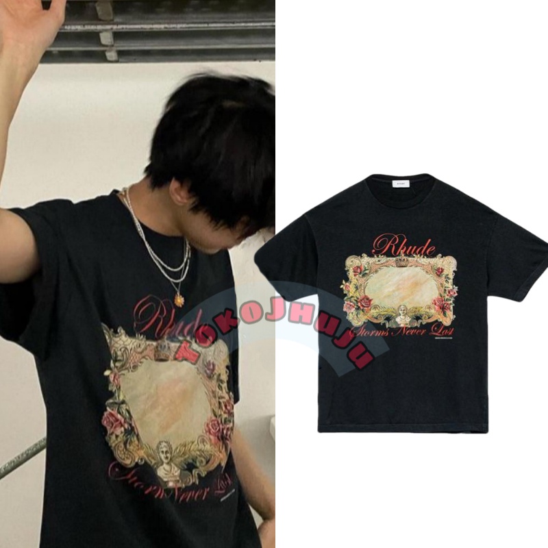 Sablon RUDE MIRROR NEVER LAST print DTF // Kaos NCT Doyoung Style
