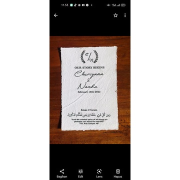 

kertas daur ulang handmade