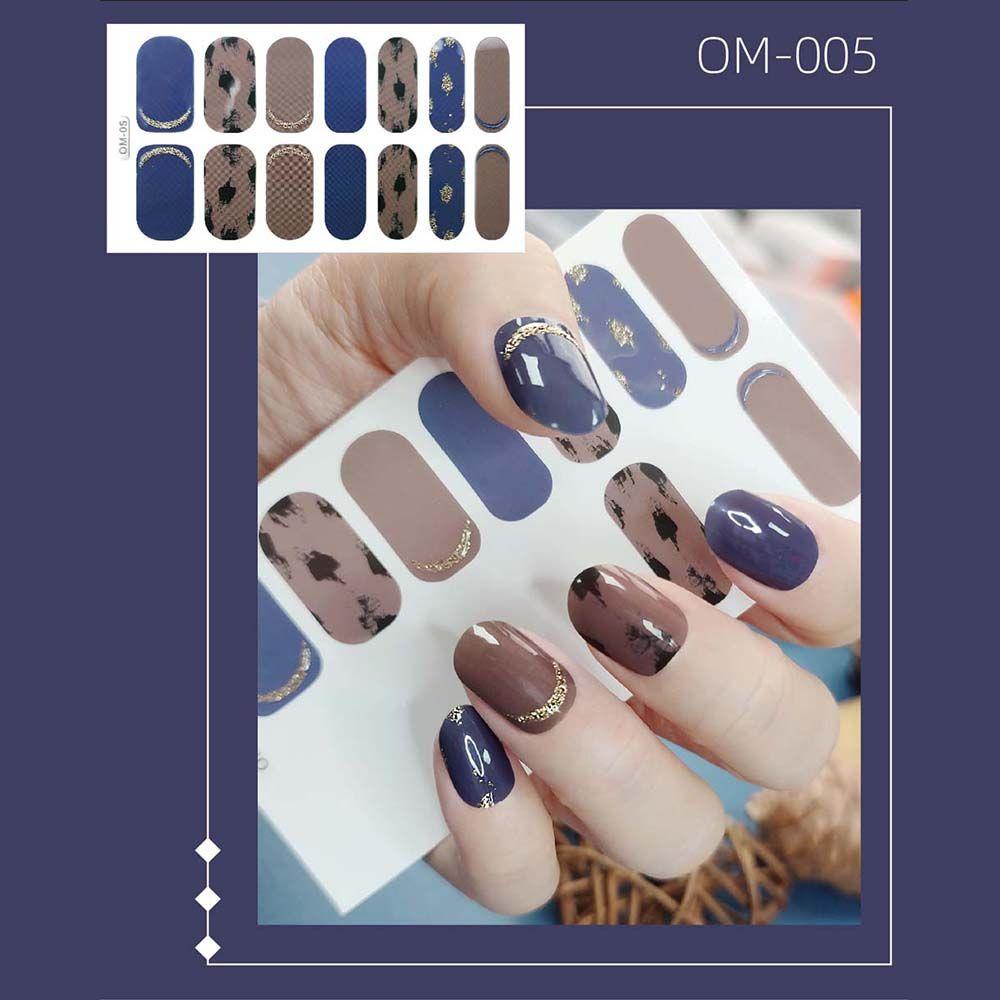 Mxbeauty Stiker Nail Art Fashion Bulan Bintang Sepuhan Perekat Stiker Manikur Aksesoris Nail Art Dekorasi