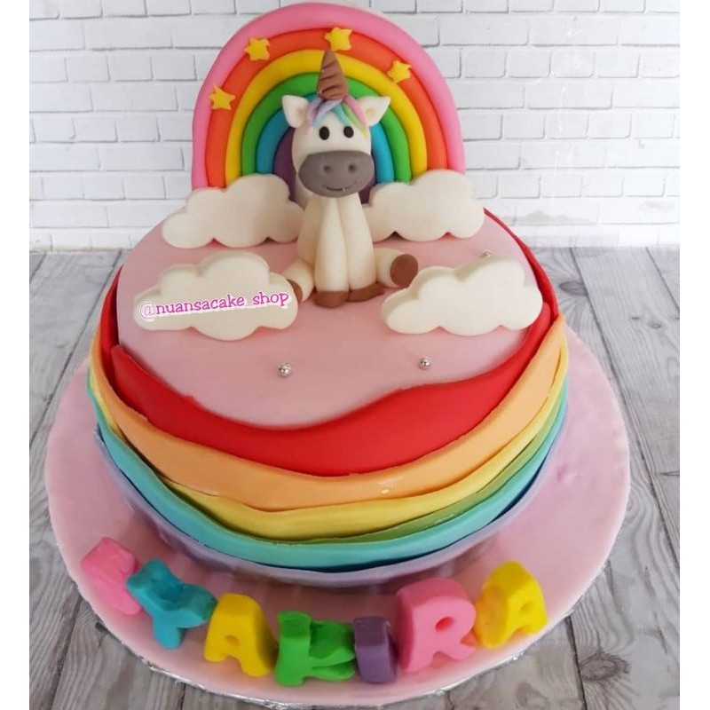 Jual KUE ULANG TAHUN UNICORN / KUE TART / CAKE ULTAH UNICORN | Shopee ...