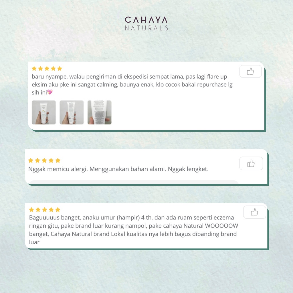 CAHAYA NATURALS CALMING BALM 30ML / 60ML