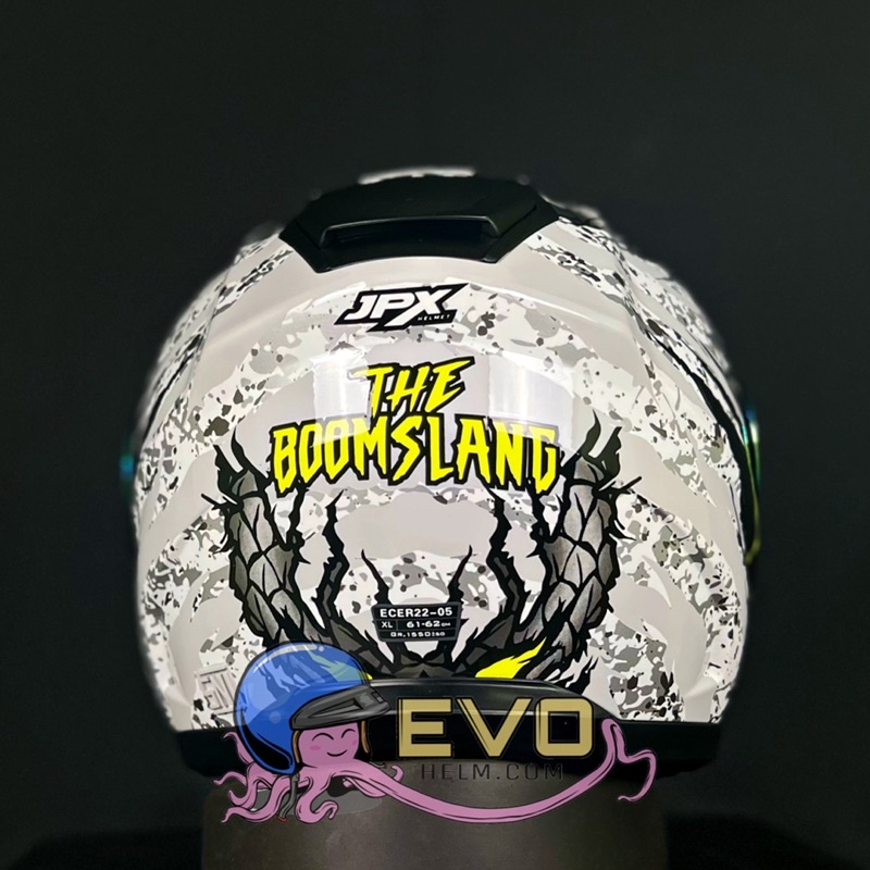 HELM JPX X-819 VALKYRIE BOOM SLANG ( ONGKIR 2KG ) - JPX BOOMSLANG HELM FULL FACE JPX ORI