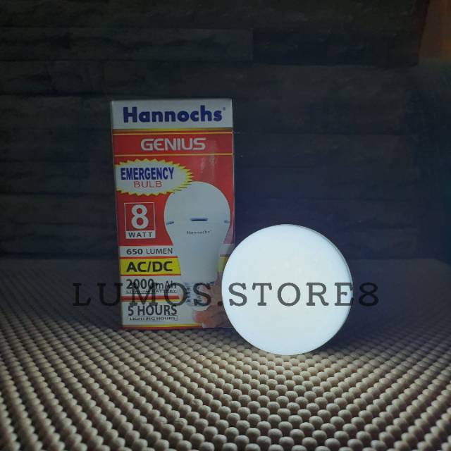 Lampu LED AC/DC Hannochs 8 Watt GENIUS