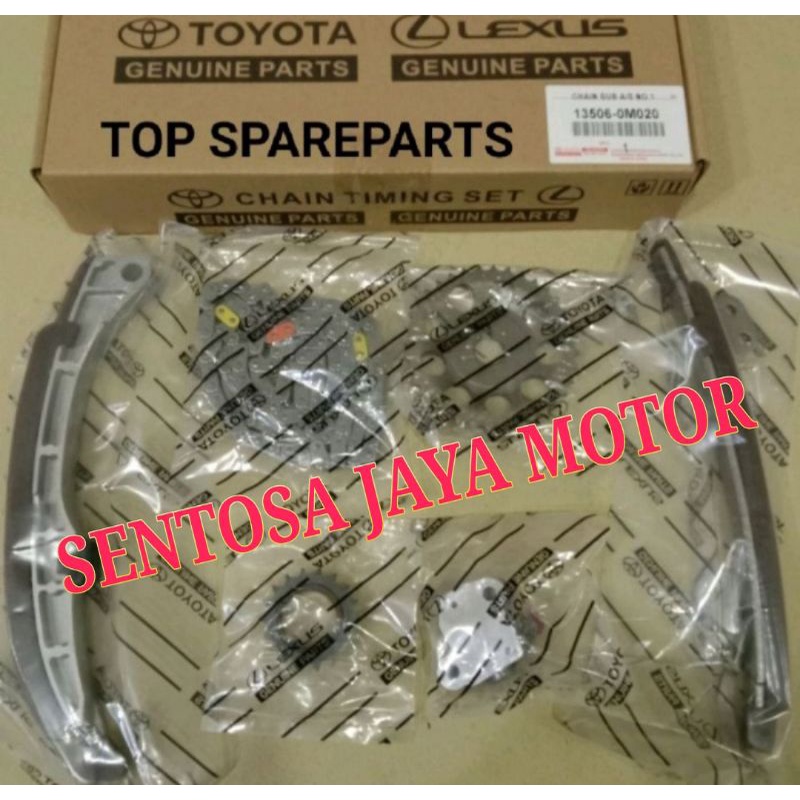 Timing Chain Kit Rantai Keteng Set Rantai kamprat Vios Yaris