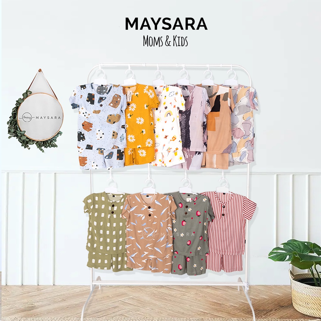 Piyama Anak Baju Tidur Bayi Bahan Katun Rayon Premium Setelan 1 2 3 4 5  Tahun