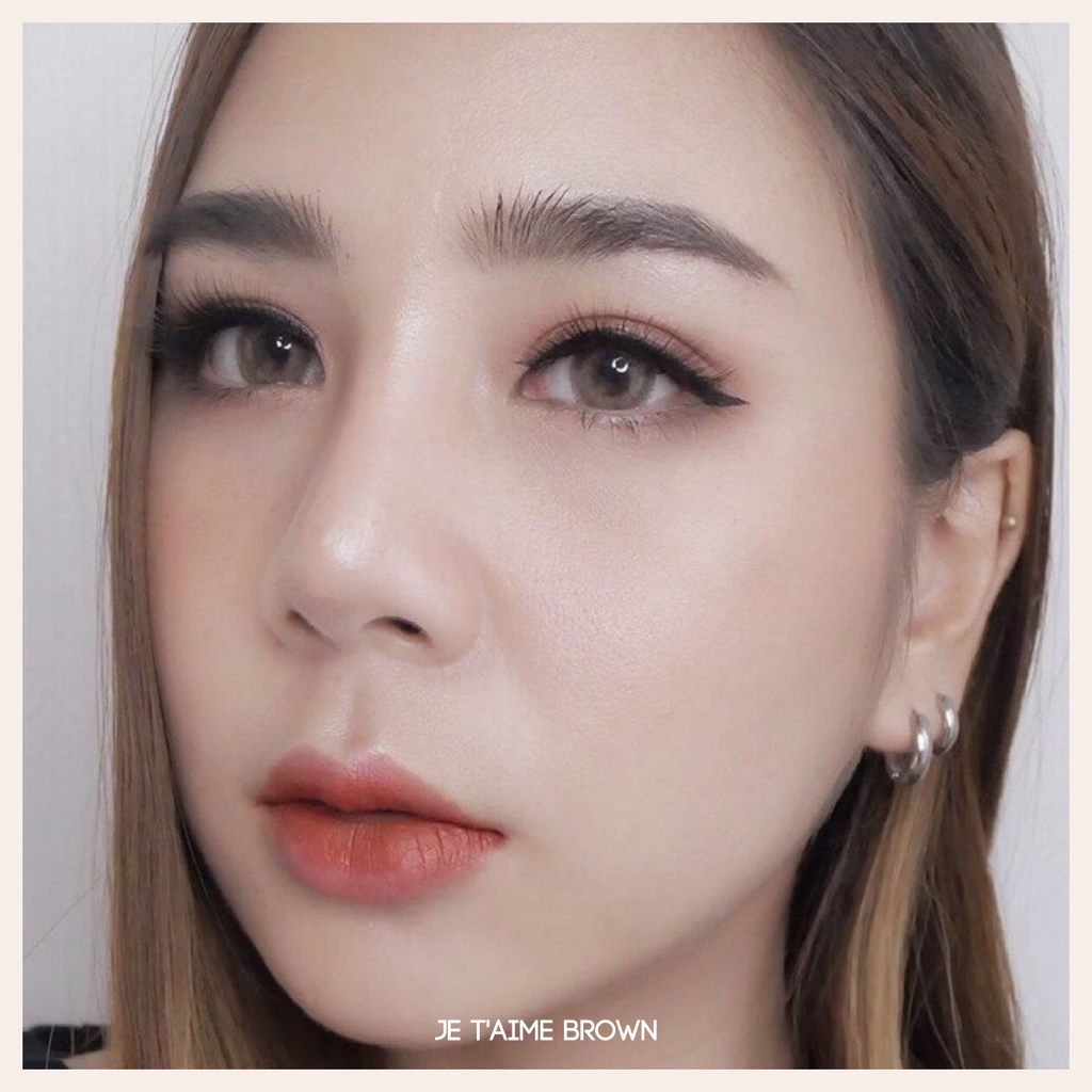 Softlens Je T'aime Brown | Kittykawaii [Mikhayloveshop]