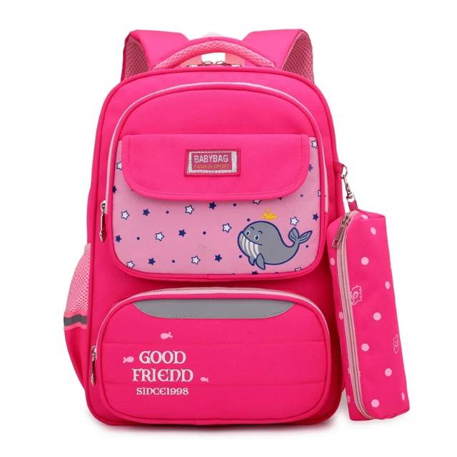 Tas Ransel Anak Sekolah Karakter Fashion Kids Backpack Cute Murah Batam Tas Kanvas import
