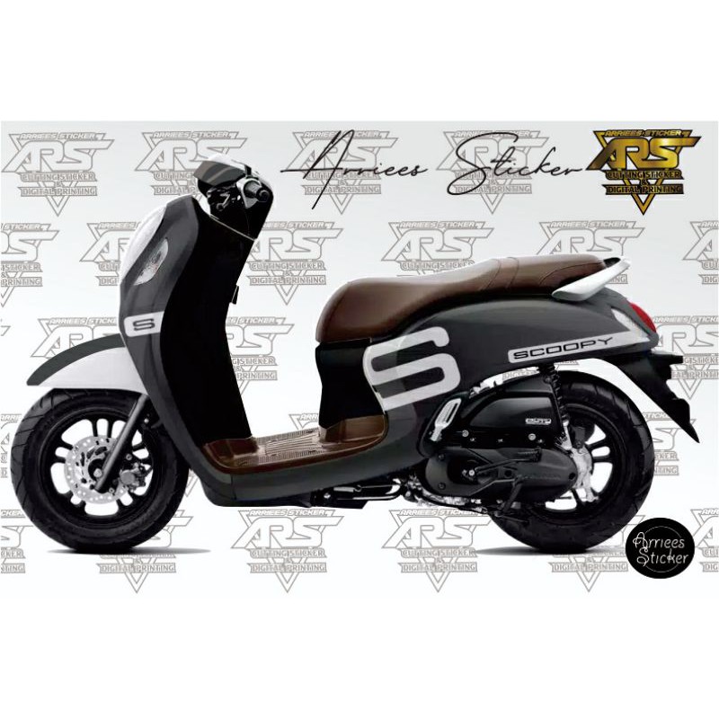 DECAL STICKER SCOOPY 2021 MOTIF S FULL BODY CUSTOM
