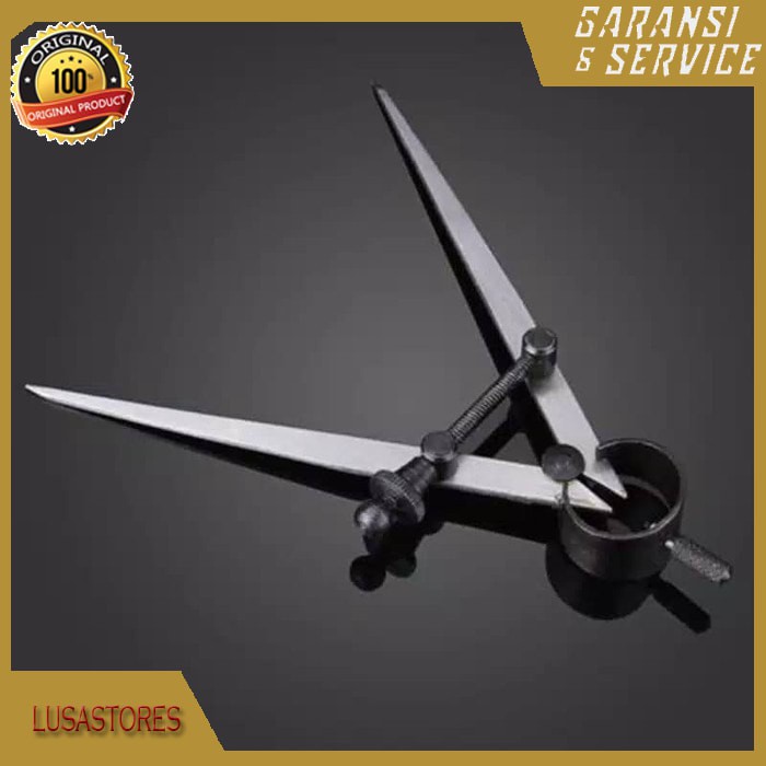 

Jangka besi jangka kulit leather wing divider edge 6" CALIPER DIVIDER