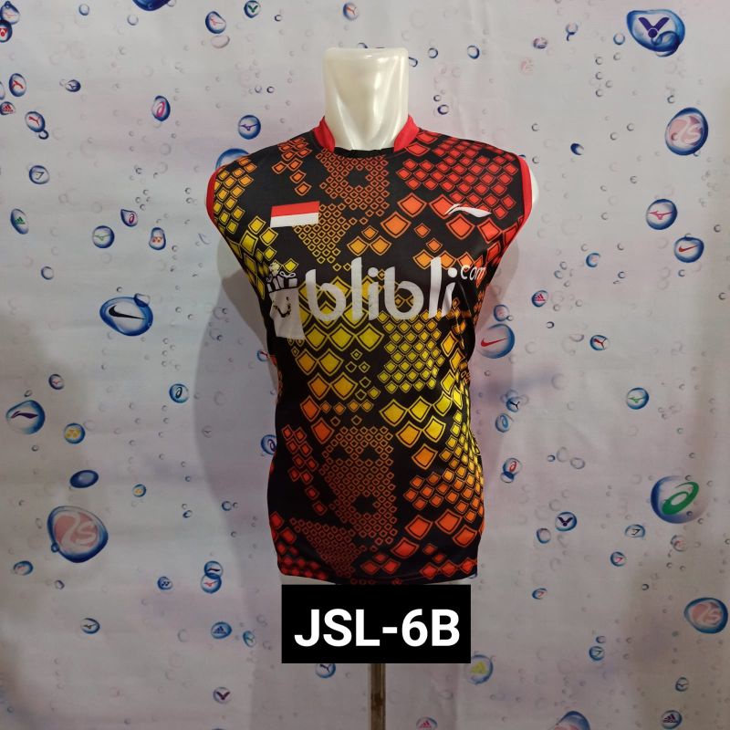 Singlet lining badminton jersey kaos bulutangkis singlet lekbong badminton sleeve less atasan pria olahraga kaos kensi olahraga murah kaos oblong olahraga murah jersey tanpa lengan lekbong bulutangkis lining grosir badminton jember sport online JSO