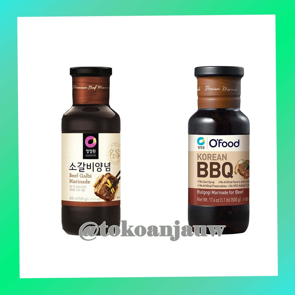

Chung Jung One - Korean Beef Bulgogi Galbi Marinade Sauce 500 gr / Saus BBQ Korea