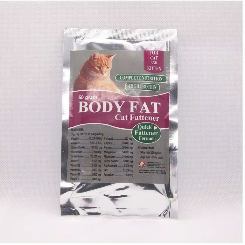 Body Fat Vitamin anjing kucing 50gr