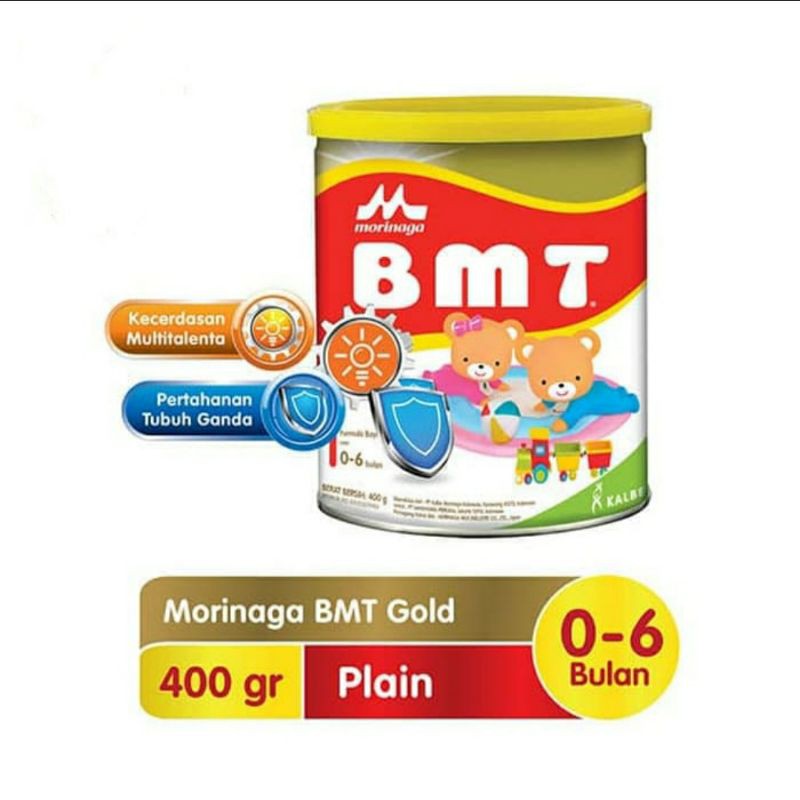 BMT Gold 400gr - Morinaga BMT Reguler 400gr - Susu Formula Bayi Morinaga