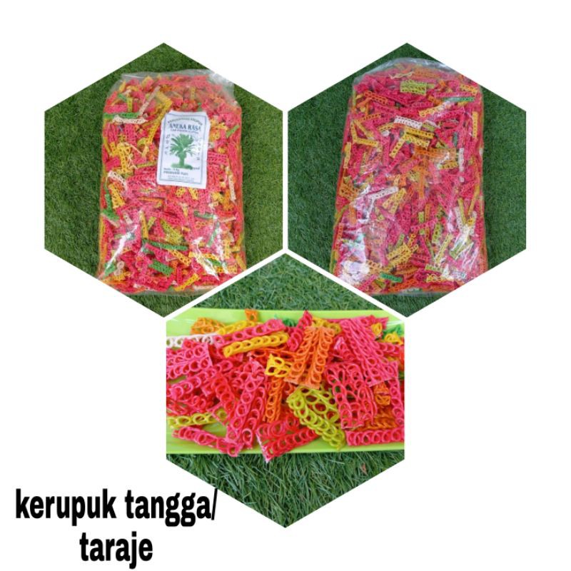 

KERUPUK SEBLAK MENTAH RANTAI/TARAJE/TANGGA/JARING 250g,500 g