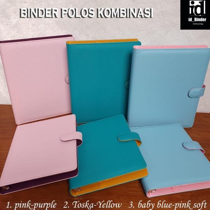 

BISA COD BINDER POLOS KOMBINASI 3 WARNA PILIHAN A5 DAN B5 KOMPLIT Kode 639
