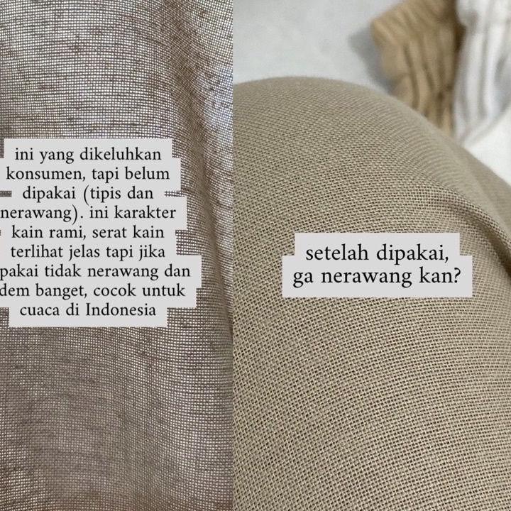 ♥MALL♥ Baju Atasan Kemeja Linen Wanita Kekinian | Shirt Kemeja Basic Outer Crop Top Wanita