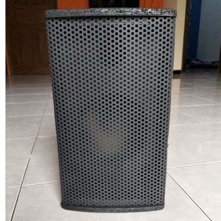 box kosongan Speaker pasif 6 inchi tutup ram besi cat brintik Hitam