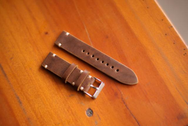 Strap jam tangan kulit asli