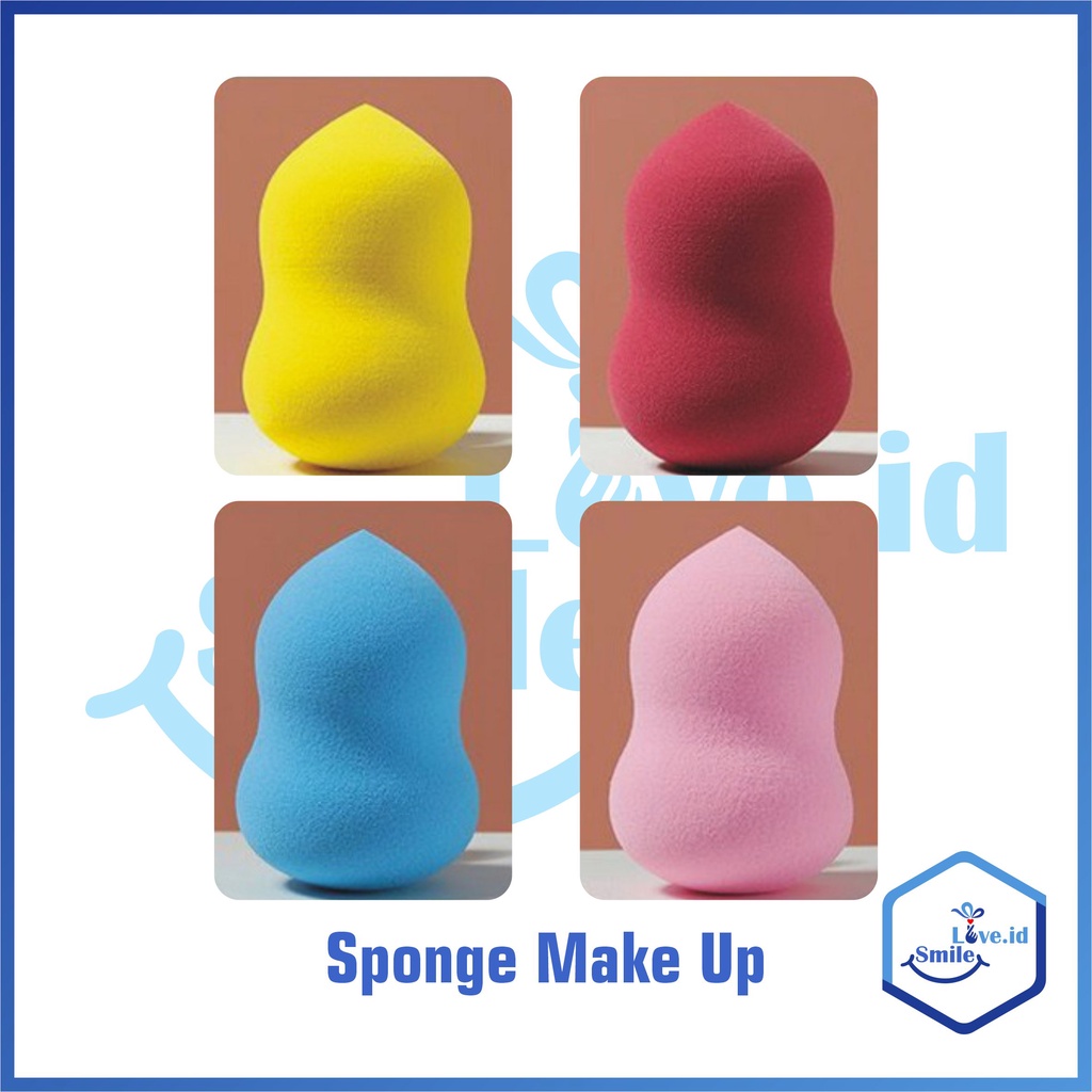 Smilelove Beauty Sponge Blender Teardrop Pir Spons Blender Spons Make Up Tools CC002