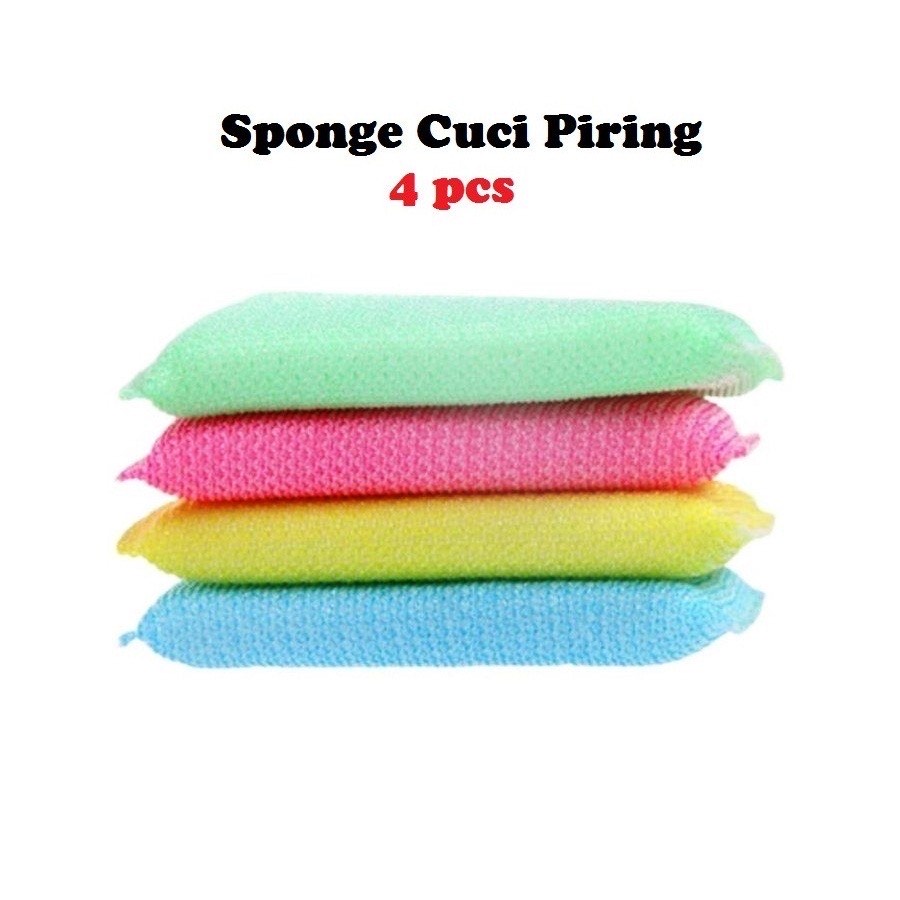 SPON BUSA CUCI PIRING ISI 4PCS