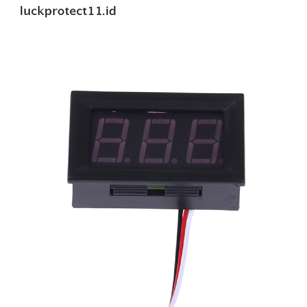 // Hg &amp; ID// DC 0-30V 3kabel LED digital display panel volt meter voltmeter voltmeter Mobil motor