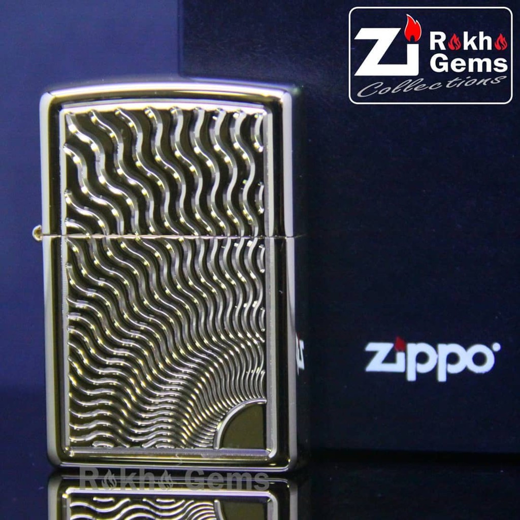 Zippo Original Sunburst Gold Plated