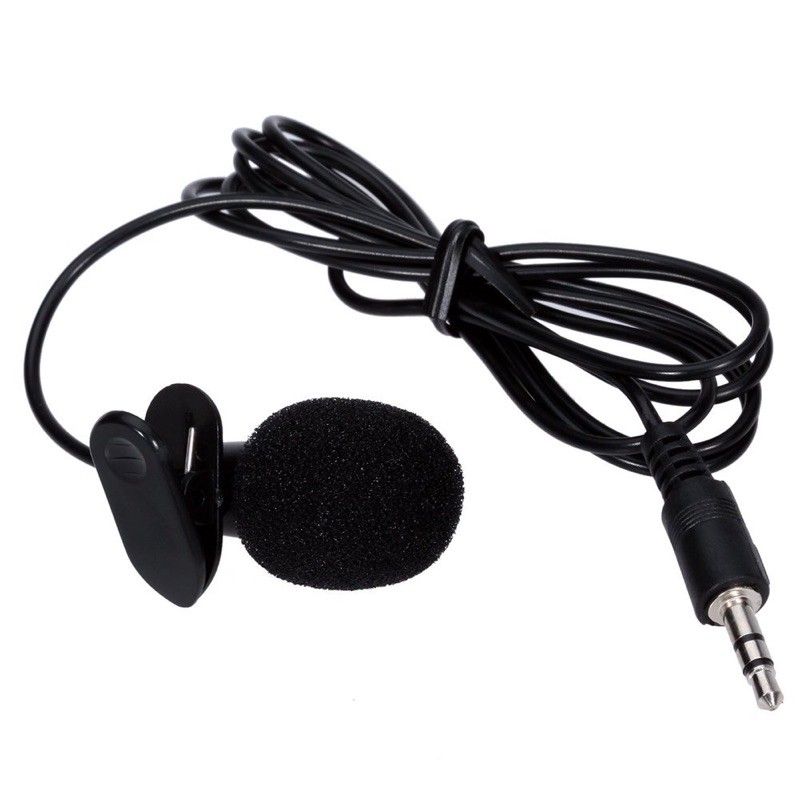 3.5mm Microphone with Clip for Smartphone / Laptop / Tablet PC