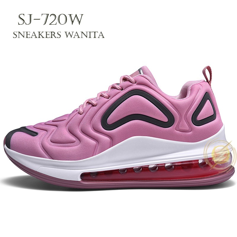 【COD】Sepatu Sneakers Wanita Import Kualitas Spesial 720W Super Premium - PINK