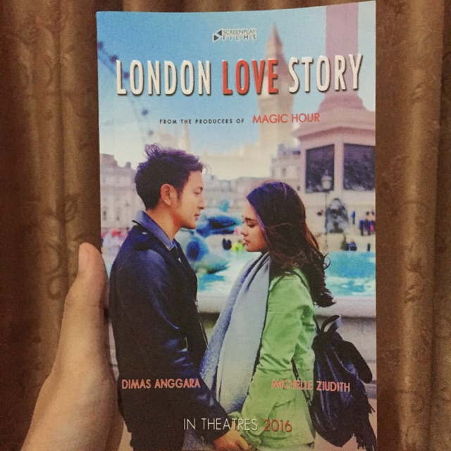 Poster London Love Story Penggambar