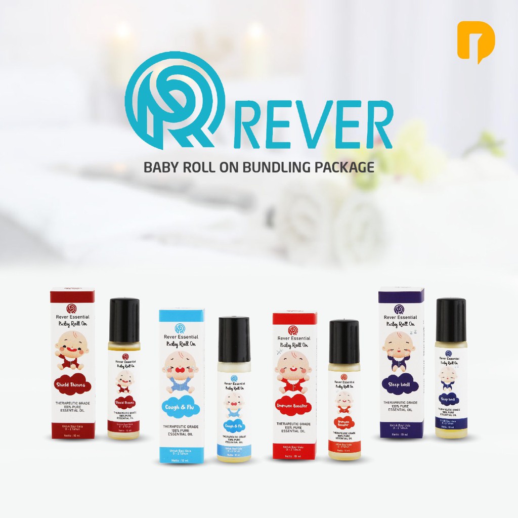 Rever Baby Roll On essential oil Shield thieves | cough and flu | immune booster | sleep wel