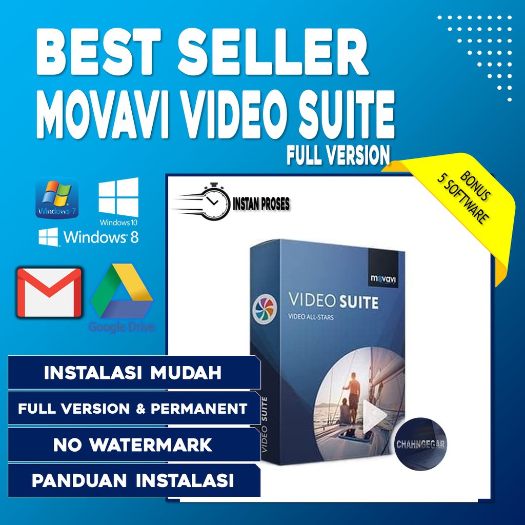 Movavi Video Suite 2020 Full Version Windows PC/Laptop Aplikasi Video Maker Burning Screen Recorder