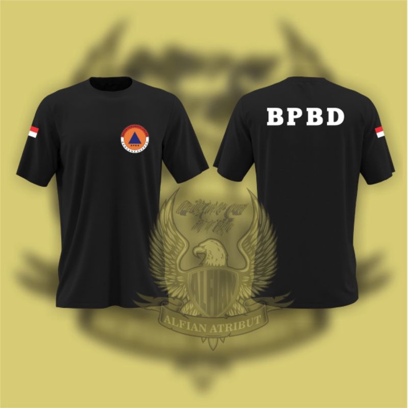 KAOS BPBD,baju kaos pria bpbd lengan pendek