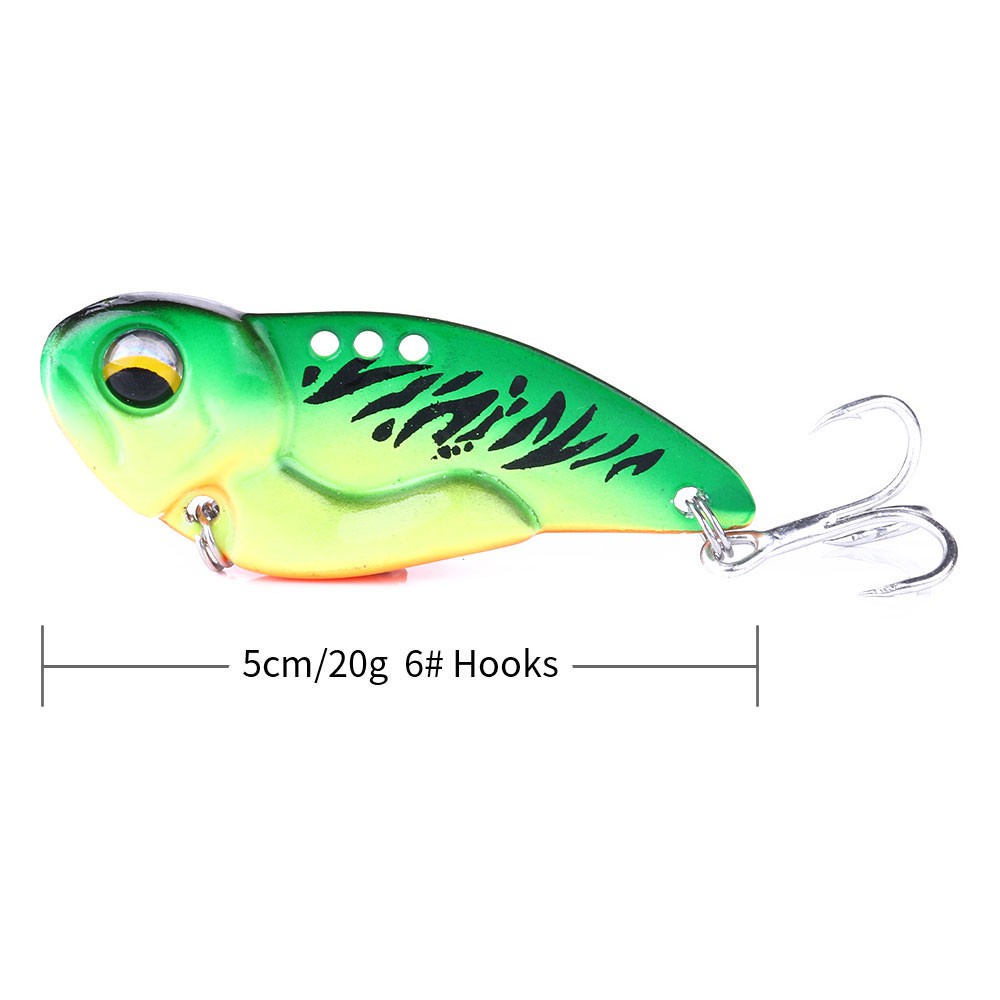 HENGJIA 5PCS/Lot 7g 10g 14g Metal Mini VIB Spoon Spinner Sequin Lure Baits Tail Tackle Hard Bait Crankbait Vibration Sinking Fishing Lure