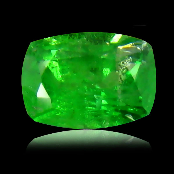Certified Cushion 1.08ct Natural Green TSAVORITE Garnet, Tanzania GT103